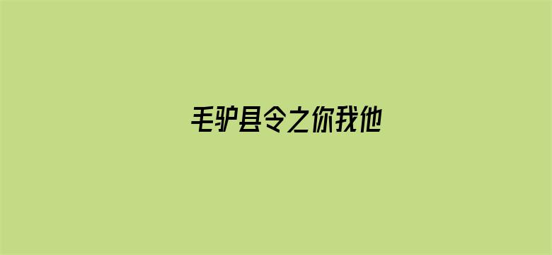 毛驴县令之你我他